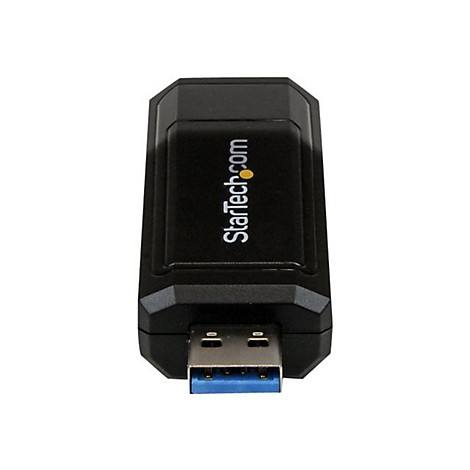 Adaptateur USB noir avec logo StarTech.com, connecteur USB 3.0.