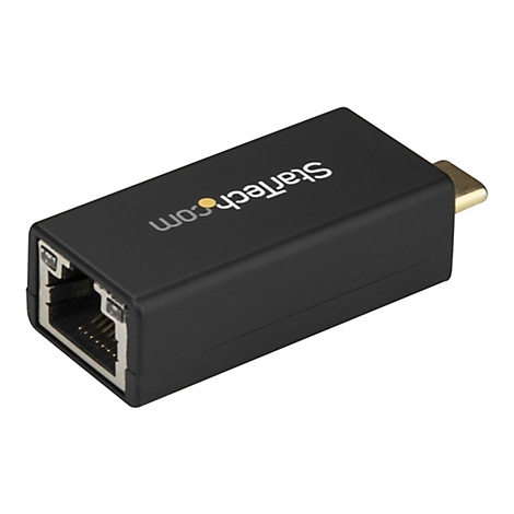 Schwarzer Startech.com-Adapter. Aufschrift: Startech.com.