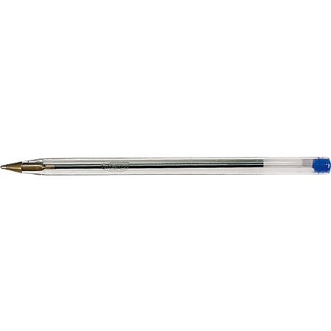 PAQUET DE 50 STYLOS A BILLE BIC SOFT BLEU CRISTAL