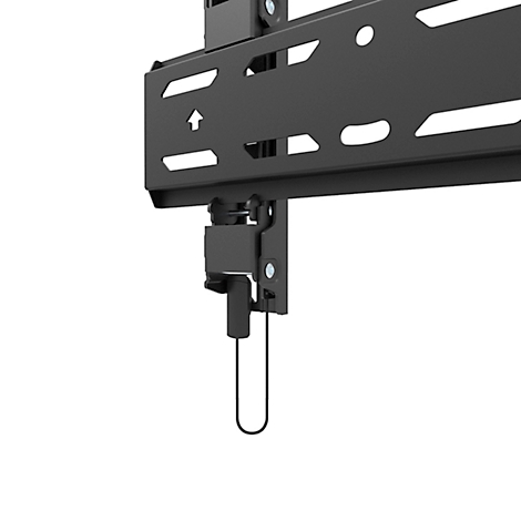 Support mural Neomounts® by Newstar Select WL30S-850BL12, pour 1 écran 24-55' &amp; jusqu'à 50 kg, fixe, verrouillable, nivelable, VESA, 5 ans de garantie, noir
