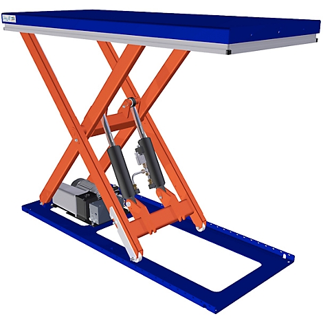 Table élévatrice roulante double ciseaux 350 kg