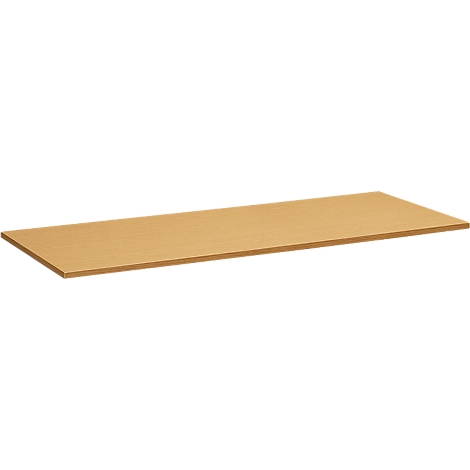 A brown wooden board, rectangular, with a smooth surface.