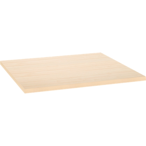 Light brown square wooden board, slightly perspectival.