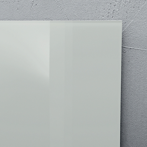 Tableau blanc en verre Sigel Artverum, brillant, gris, magnétique, 1800 x 1200 mm + 2 aimants SuperDym