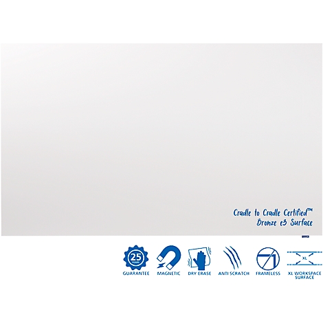Tableau blanc Wall-Up Legamaster, l. 2000 x H 1195 mm, émaillé