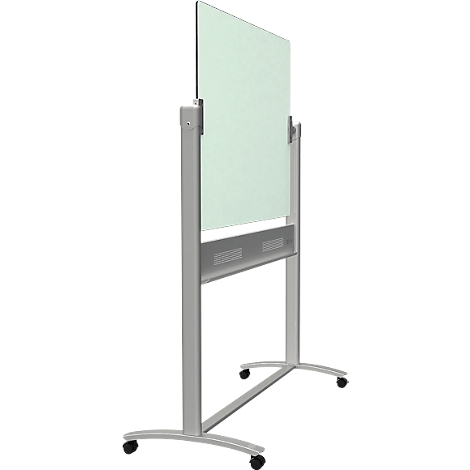 Tableau en verre Diamond Nobo, mobile, magnétique, surface de travail 1200 x 900 mm