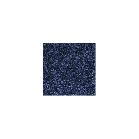 Gros plan sur une moquette bleue à la texture inégale et moelleuse.