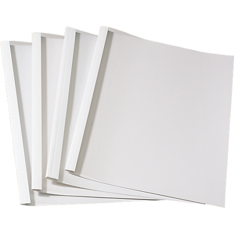 Several white brochures, fanned out, with white borders.