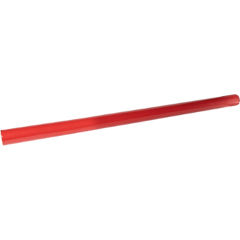 Roter, langer Stab, leicht gebogen.