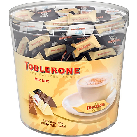 Toblerone Tiny Mix, bestehend aus den Sorten Klassisch, Dunkel & WeiÃ, 904 g