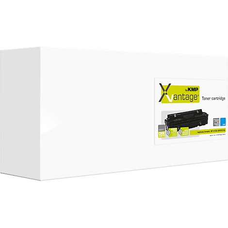 KMP Vantage Tonerkartusche in weißer Verpackung mit Produktaufdruck.