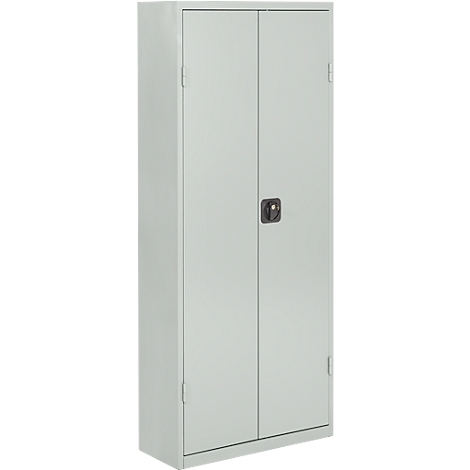 TOP FIX-Regalschrank, 1575 mm hoch, 14 Böden, 90 Kästen, mit Türen