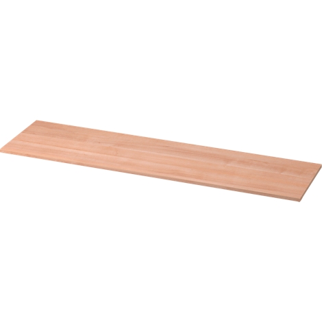 A rectangular wooden board, light brown, with wood grain.