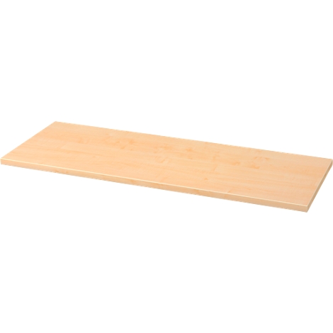 A rectangular, light wooden board, with natural grain.