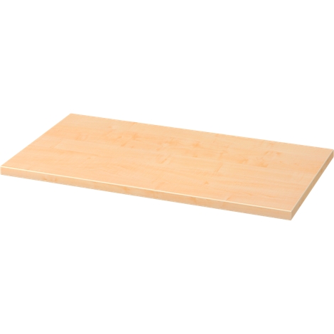 Rectangular wooden board in light brown, smooth surface, slightly oblique.