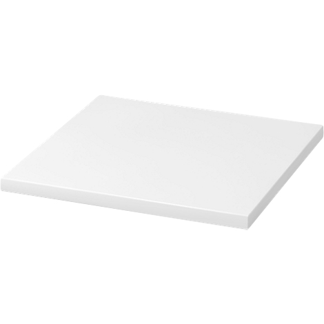 White, rectangular product with a smooth surface; shown in slight perspective.