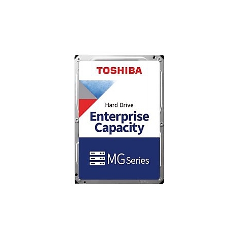 Festplatte von Toshiba, mit 'Enterprise Capacity' und 'MG Series' Aufdruck.