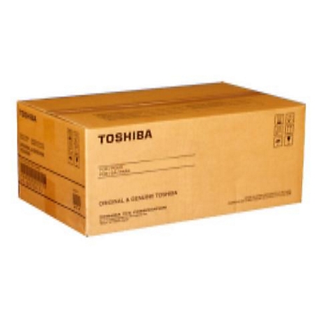Braune Kartonverpackung mit TOSHIBA-Schriftzug.