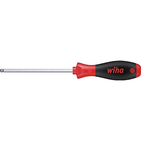 Clé Allen unique avec manche rouge et noir, marque "Wiha".
