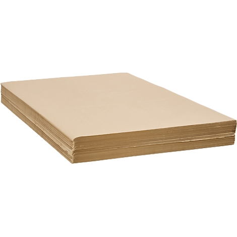 Transpak Seidenpackpapier, 1-lagig, 25 g/m², L 750 x B 500 mm, grau, 1 Karton mit 15 kg und ca. 1600 Bögen