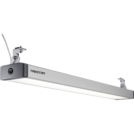 Treston NatureLite LED-Arbeitsplatzleuchte TNL900, 4000 K, 42 W, dimmbar, B 900 x T 120 x H 50 mm, grau
