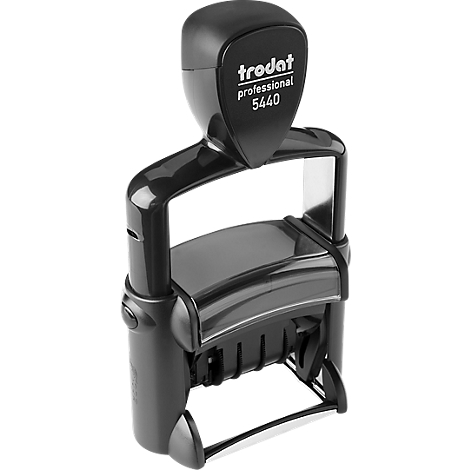 Black Trodat stamp Professional 5440, detail view.