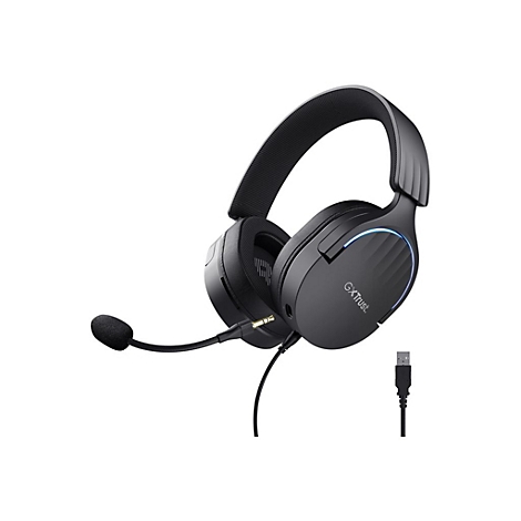 Trust GXT 490 Fayzo - Headset - ohrumschließend - kabelgebunden - USB - Schwarz