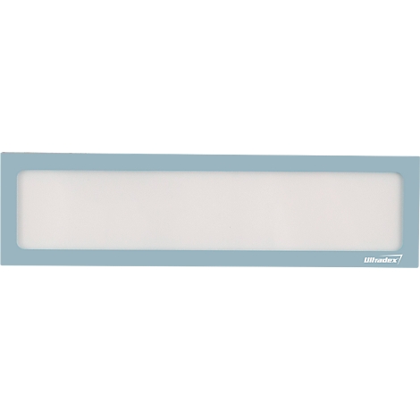 Long, rectangular, light blue frame with a white interior and rounded corners.
