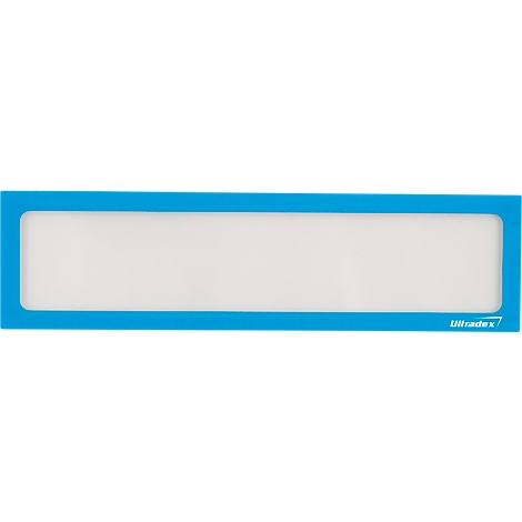 Blue frame with white rectangle in the middle. Small text in the lower right.