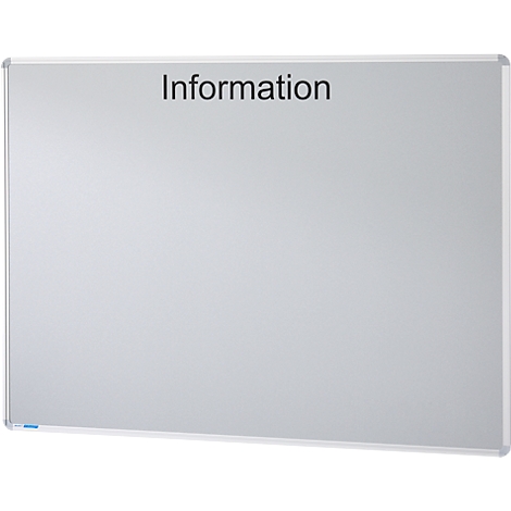 Ultradex Informationstafel "Information", Metall, magnethaftend, Wandmontage, inkl. Montagematerial, B 1200 x H 900 mm, silbergrau RAL 9006