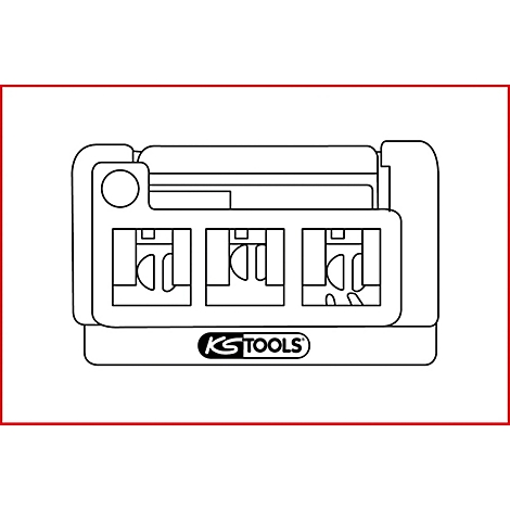 Werkzeug, KS TOOLS Logo. Dreifach-Crimpzange, Detailansicht.