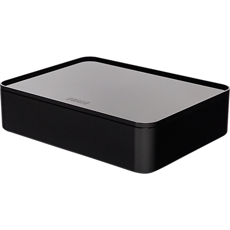 Black, rectangular box with glossy top. The word "BOSE" is slightly visible on top.