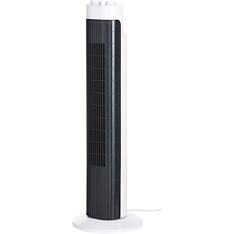 Ventilateur colonne - 3 vitesses - Ø 193 x H 750 mm - blanc