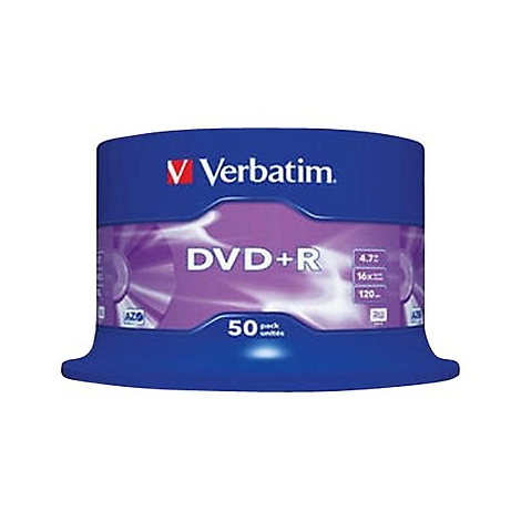 Verbatim - DVD+R x 50 - 4.7 GB - Speichermedium