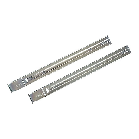 Zwei silberne Metallführungen mit der Aufschrift "JONATHAN 570-954-301" auf weißem Hintergrund.