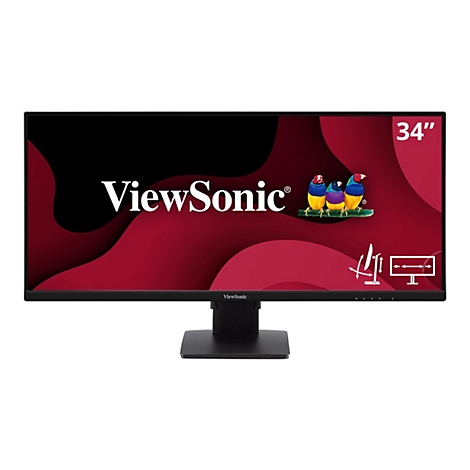 ViewSonic VA3456-MHDJ - LED-Monitor - 86.4 cm (34') (34.1' sichtbar) - 3440 x 1440 UWQHD @ 75 Hz - IPS - 400 cd/m²