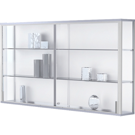 Vitrine en verre murale sur mesure : Devis sur - Vitrine murale carrée