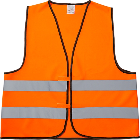 unisex Warnweste neonorange Einheitsgröße