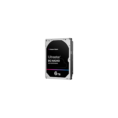 Festplatte von Western Digital, schwarz, mit Schriftzug Ultrastar und 6TB Kapazität.