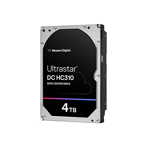 Disque dur Western Digital Ultrastar DC HC310, avec une capacité de stockage de 4 To.