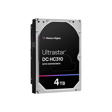 Disque dur de Western Digital, Ultrastar DC HC310. Inscription : 4 To.