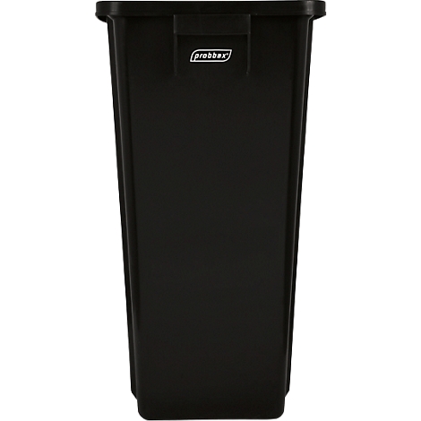 Wertstoffsammler Probbax MixMatch, Volumen 60 l, mit Griff, ohne Deckel, L 320 x B 460 x H 580 mm, Recycling-Polypropylen, schwarz