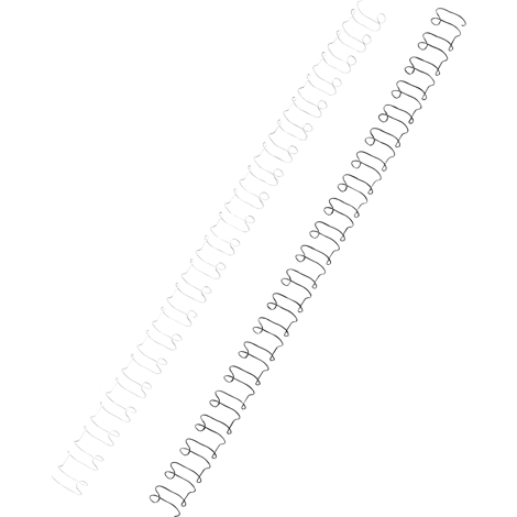 Wire spiral binding. A gray wire spiral running diagonally across the screen. In the background another, fainter spiral.