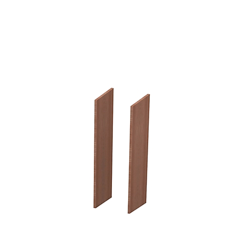 X-TIME-WORK side panels, 2 pcs., medium An 38/30 mm, Canaletto walnut finish