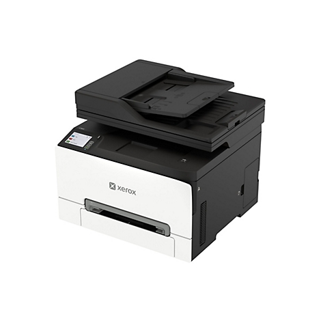 Xerox C303 Multifunktionsdrucker in Schwarz und Weiß, isoliert vor weißem Hintergrund.