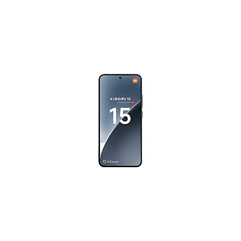 Smartphone-Ansicht mit Xiaomi 15-Logo und Leica-Partnerschaft.