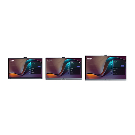 Yealink MeetingBoard 65 Pro - 165 cm (65') Diagonalklasse LCD-Display mit LED-Hintergrundbeleuchtung - interaktiv - mit integriertes, interaktives Whiteboard, Touchscreen (Multi-Touch), 4K-Kamera und 16 Mikrofon-Array - Android - 4K UHD (2160p) 38...