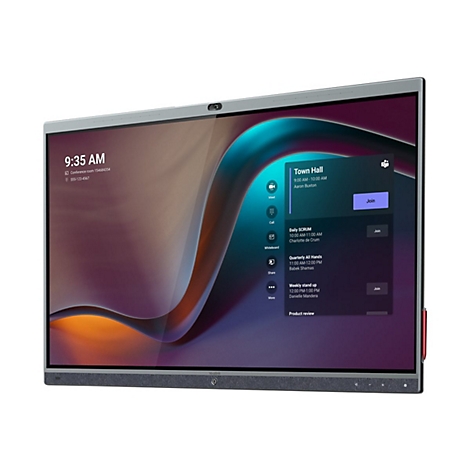 Yealink MeetingBoard 86 Pro - 218 cm (86') Diagonalklasse LCD-Display mit LED-Hintergrundbeleuchtung - interaktiv - mit integriertes, interaktives Whiteboard, Touchscreen (Multi-Touch), 4K-Kamera und 16 Mikrofon-Array - Android - 4K UHD (2160p) 38...