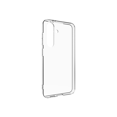 Transparente Handyhülle, die die Form des Telefons nachbildet. Schutzhülle für ein Smartphone.