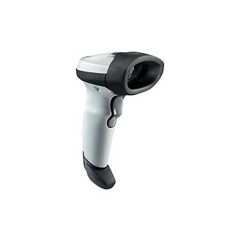 Handscanner in Grau und Schwarz vor weiÃŸem Hintergrund.